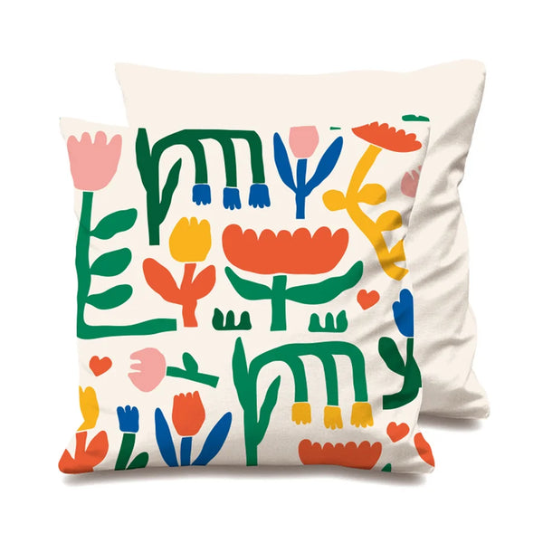 Coussins extérieur fleurs