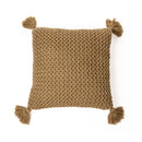 Coussin tricot tan Janick