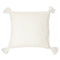 Coussin tricot blanc Janick