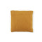 Coussin  Sherpa ocre  effet mouton